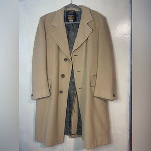 Men’s cashmere trench coat preppy E.de.Montagnac & fils